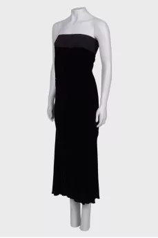 Velvet bodycon dress