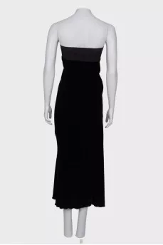Velvet bodycon dress