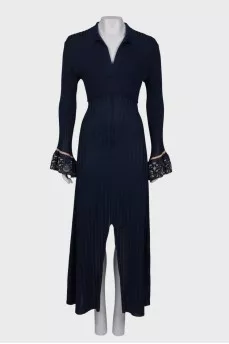 Bodycon dress with slits