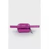 Purple bag with rubber logo
