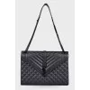 Monogram Slouchy Envelope Matelasse Grain De Poudre Embossed Leather Bag