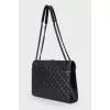 Monogram Slouchy Envelope Matelasse Grain De Poudre Embossed Leather Bag
