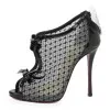 Summer lace ankle boots