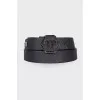 Men's logo belt