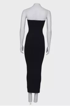 Black sheath dress