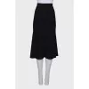 Black high rise skirt