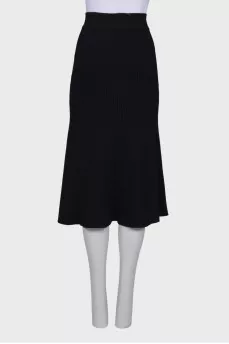 Black high rise skirt