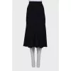 Black high rise skirt