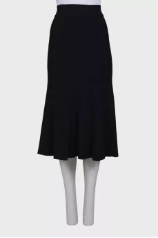 Black high rise skirt