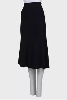 Black high rise skirt