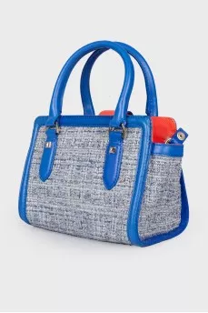 Tassel tweed bag