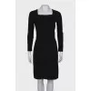 Black viscose dress