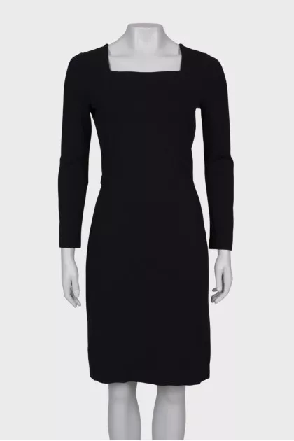 Black viscose dress