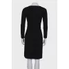Black viscose dress