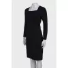 Black viscose dress