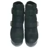 Ankle boots with silver buckle