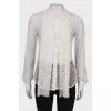 Tie lace blouse