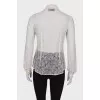 Tie lace blouse