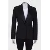 Black wool jacket