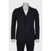 Men's jacket and vest set