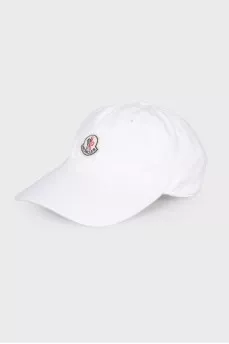 White cap with brand logo