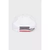 White cap with brand logo