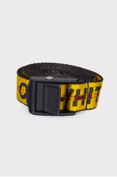 Yellow belt with logo