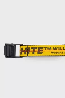 Yellow belt with logo