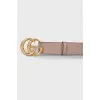 Dusty Rose leather belt