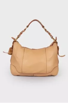 Сумка Zip Top Hobo Vitello Daino