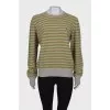 Striped wool sweater