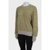 Striped wool sweater