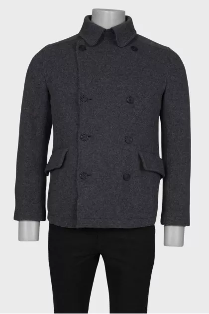 Men's double-breasted coat