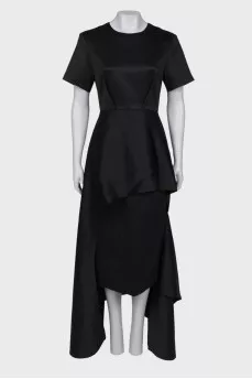 Asymmetric maxi dress