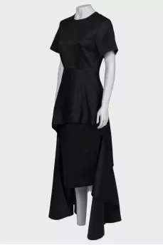 Asymmetric maxi dress