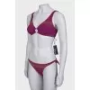 Purple swimsuit with tag