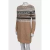 Beige patterned dress