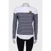 Blue striped long sleeve