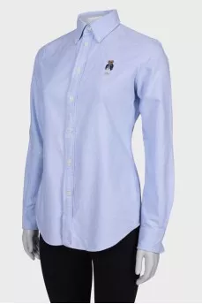 Shirt with embroidery on the chest