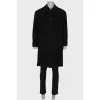 Men's coat with buttons