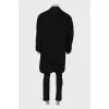 Men's coat with buttons