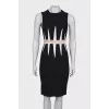 Charcoal close-fitting dress