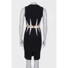 Charcoal close-fitting dress