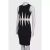 Charcoal close-fitting dress