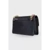 Black mini shoulder bag