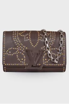 Сумка Studded Flower Motif Louise Chain Calfskin