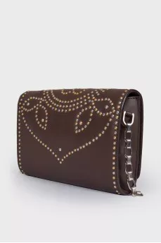 Сумка Studded Flower Motif Louise Chain Calfskin