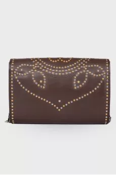 Сумка Studded Flower Motif Louise Chain Calfskin