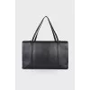 Satchel made of genuine leather