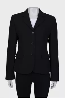 Wool black jacket